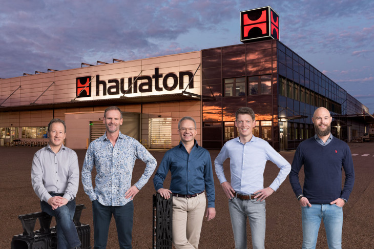 HAURATON Management Board
From left to right:  Patrick Wieland, Michael Schenk, Marcus Reuter, Christoph Ochs, Marcel Flattich